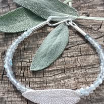 Salbei Armband mit Labradorith