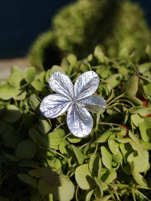 Fünfblättriger Hortensien Ring