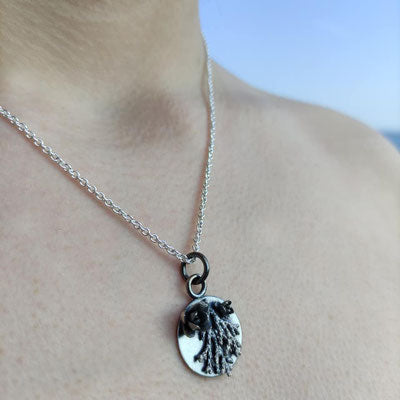 Geschwärzter Talisman Anhänger