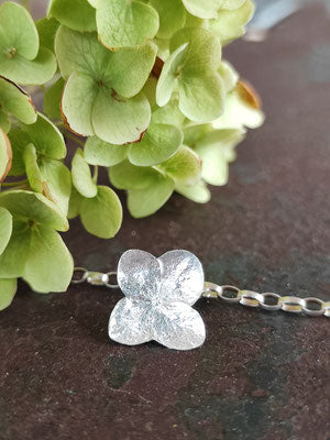 Hortensien Blüte für ein Bettelarmband