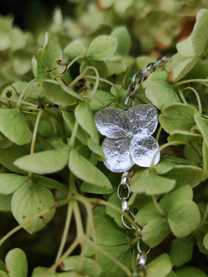 Hortensien Blüte für ein Bettelarmband