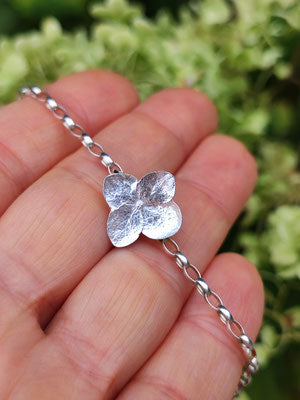 Hortensien Blüte für ein Bettelarmband