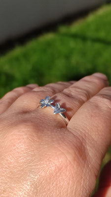 Vergissmeinnicht Hirtentäschel Ring