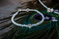 Vergissmeinnicht Armband mit Aquamarin
