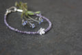Vergissmeinnicht Armband mit Amethyst