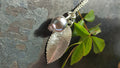 Wild Rosen Blatt Anhänger