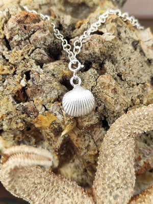 Bettel Armband mit Mini Muschel Hälfte*