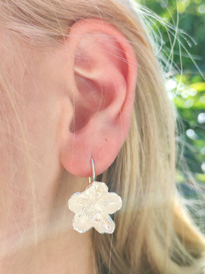 Kirschblüten Ohrhänger Silber