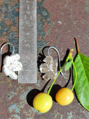 Kirschblüten Ohrhänger Silber
