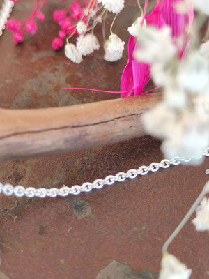 Silber Ösenkette