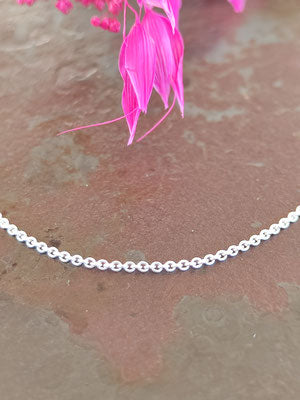 Silber Ösenkette