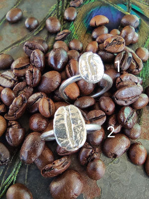 Kaffeebohnen Ring kleine Bohne (1)