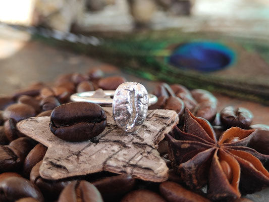Kaffeebohnen Ring kleine Bohne (1)