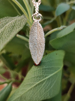 Salbei Blatt Anhänger