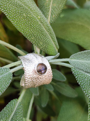 Salbei Ring mit Labradorith