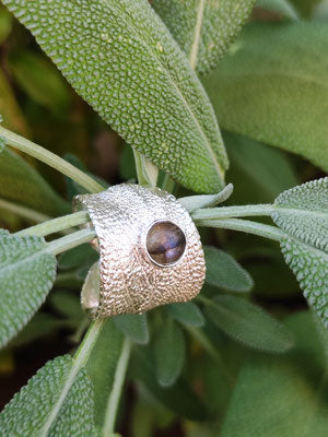 Salbei Ring mit Labradorith