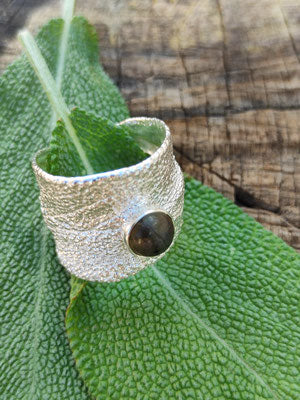 Salbei Ring mit Labradorith