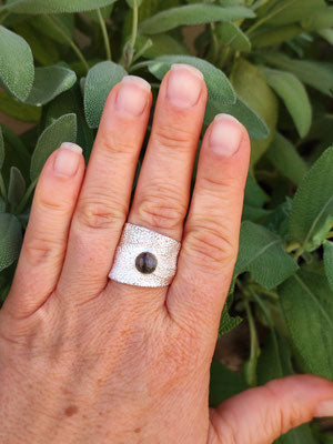 Salbei Ring mit Labradorith