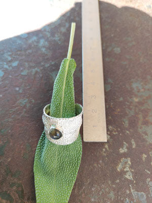 Salbei Ring mit Labradorith