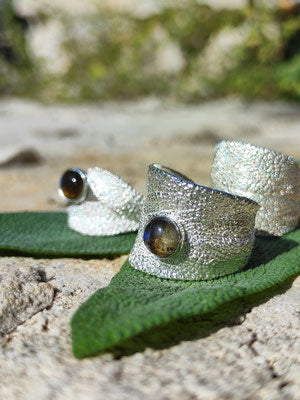 Salbei Ring mit Labradorith