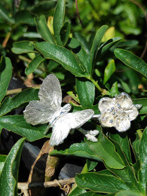 Kirschblüten, Schmetterling Anhänger