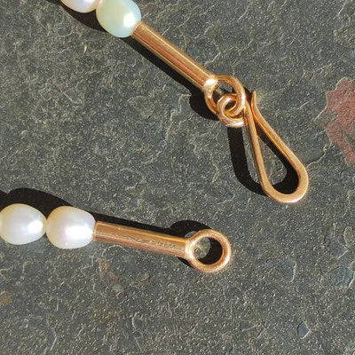 Schneeglöckchen Collier vergoldet